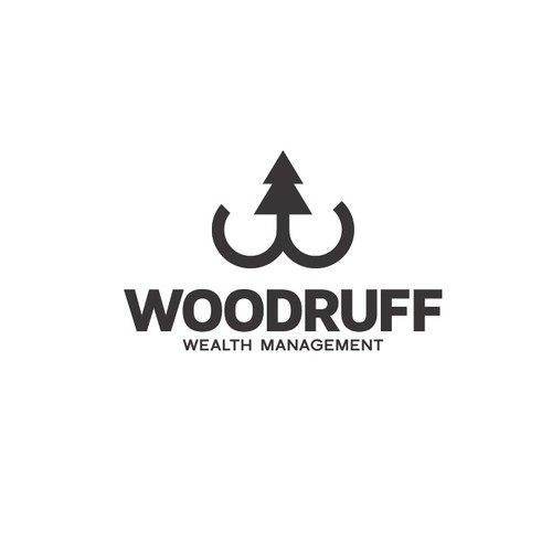 Wealth management logo with the title 'Logo Concept for Accounting and Financial'
