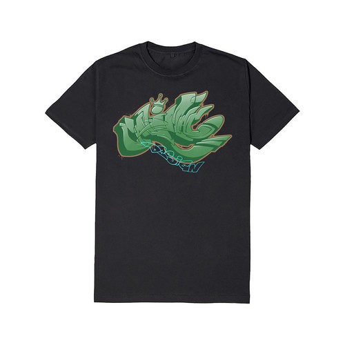 Graffiti t-shirt with the title 'grafiti calimac design'