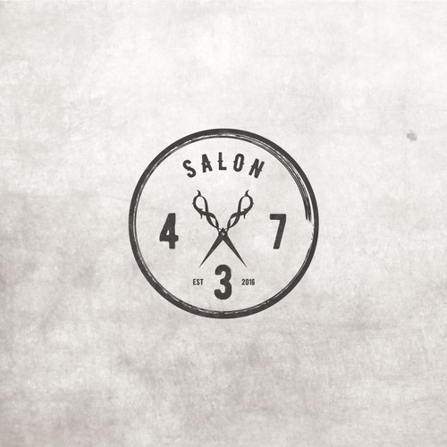 Hair salon design with the title 'Salon 437'