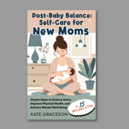 Maternity design with the title 'Book for new mothers'