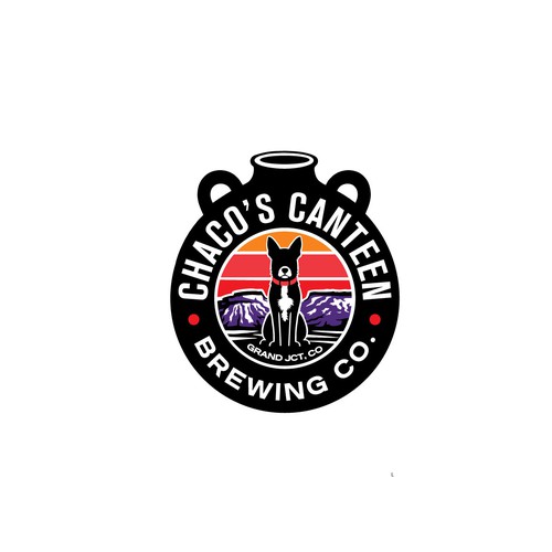 Beer logo with the title 'Logo design for Brewing company'