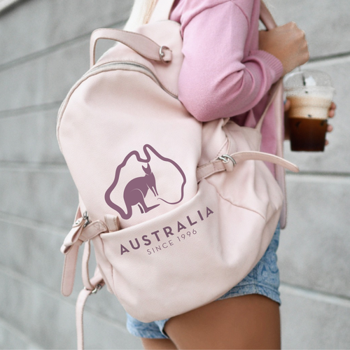 Gift logo with the title 'Logo for a company specialised in Australian souvenirs for tourists.'