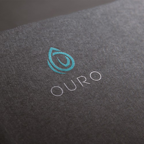 Creative brand with the title 'minimalistic leaf logo'