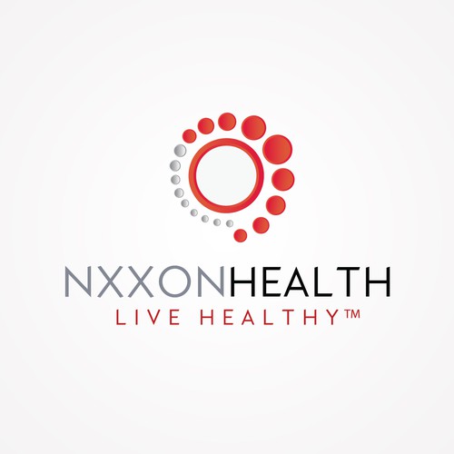 Blood logo with the title 'Health Logo'