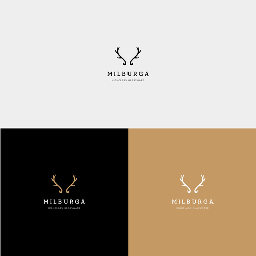 Moonshine logo with the title 'Milburga logo'