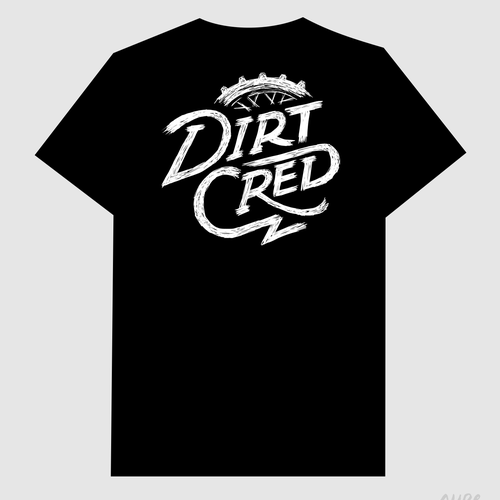 Motorcycle t-shirt with the title 'Dirt Cred  Shirt'