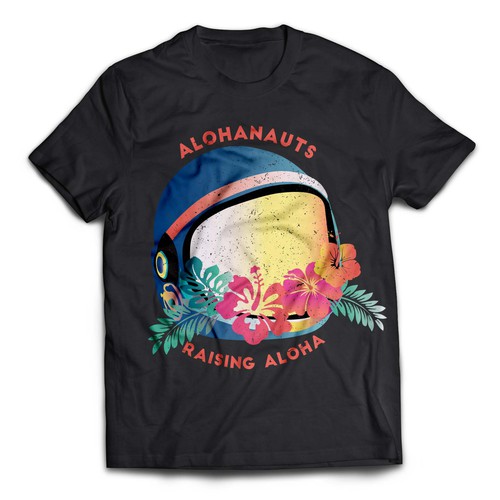 Floral t-shirt with the title 'Hawaii t shurt'