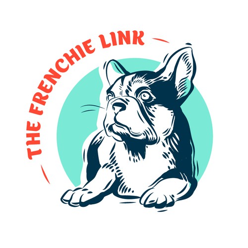 Pet brand with the title 'The frenchie link'