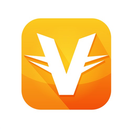 Currency design with the title 'Vanillacoin Icon'