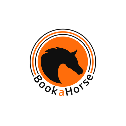 Horse head logo with the title 'HORSE HEAD LOGO'