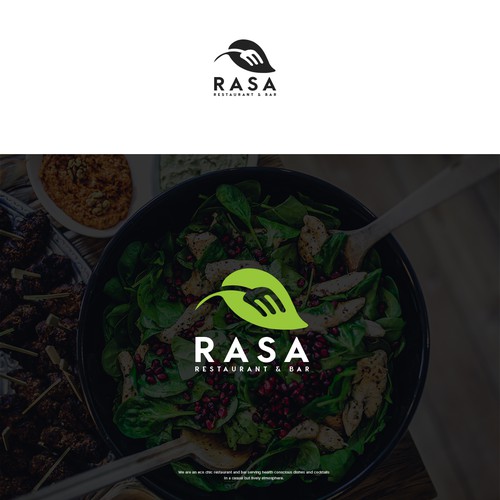 Ecological brand with the title 'Logo Design for Eco Restaurant & Bar'
