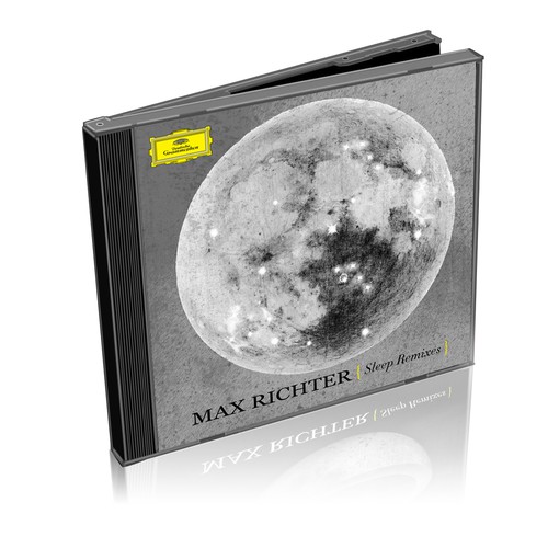 Photo manipulation artwork with the title 'Max Richter-Sleep Remixes'