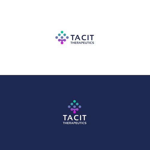 Biotech design with the title 'Tacit'