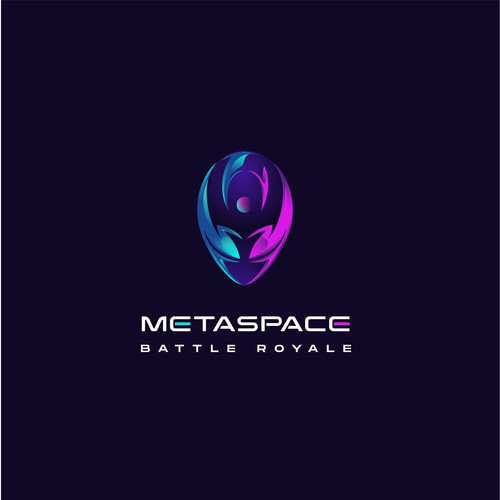 Sci-fi logo with the title 'Metaspace'