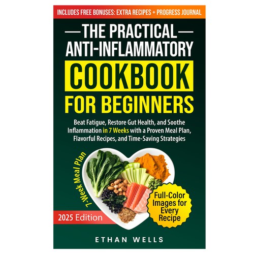 Cooking book cover with the title 'Cooking guide'