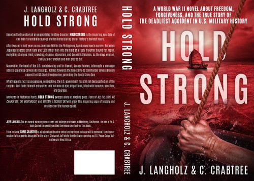 History design with the title 'Cover for a WW2 historical fiction book, based on a dramatic, true story'