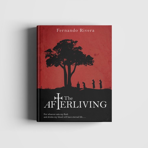 Story book cover with the title 'The Afterliving'