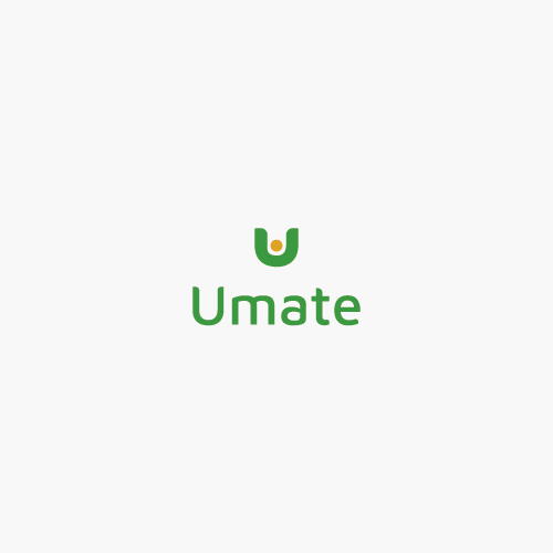 Wallet design with the title 'Umate | High tech company'