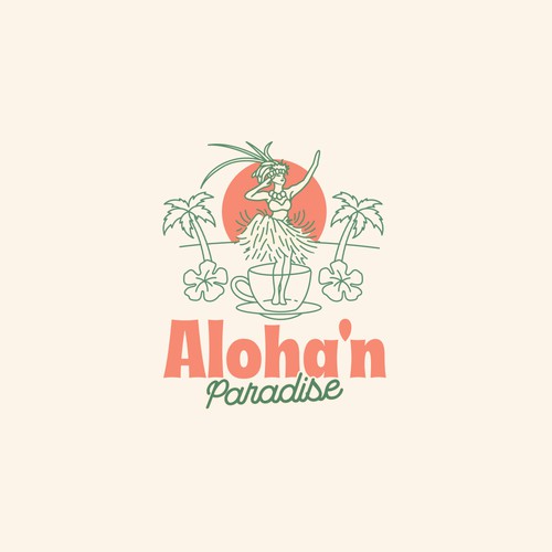 Rebel design with the title 'Alohan Paradise'