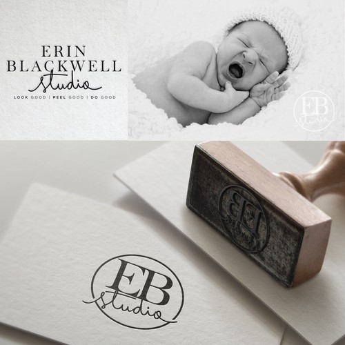 Calligraphy design with the title 'Modern photography logo'