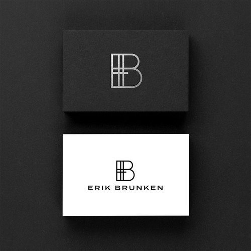 Contemporary logo with the title 'Erik Brunken'