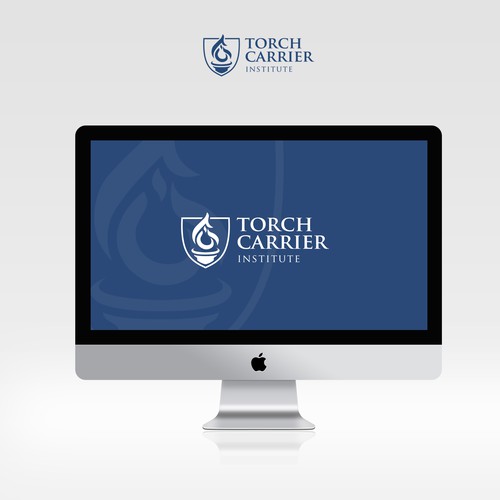 Torch logo with the title 'Logo Concept for Torch Carrier Institute'