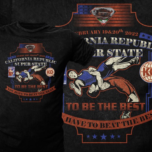 American t-shirt with the title 'Cal Republic Superstate 2022'