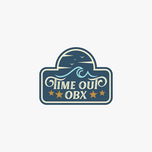 Sign logo with the title 'Time Out OBX'