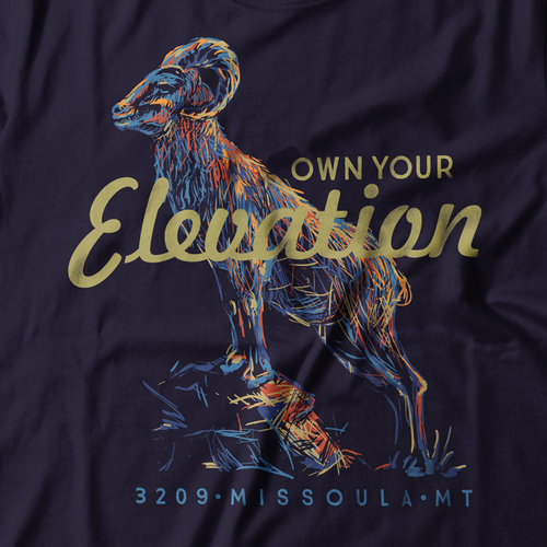 Abstract t-shirt with the title 't-shirt design'