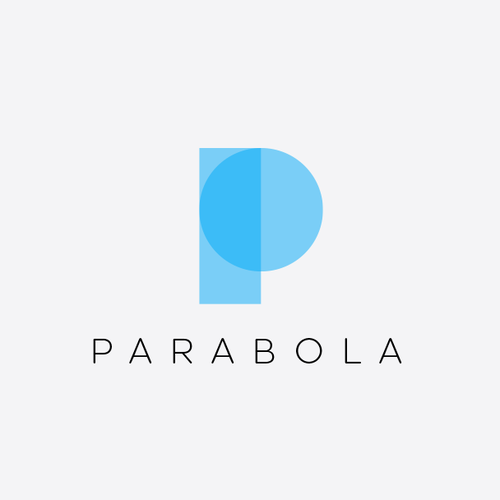 Logo with the title 'Parabola'