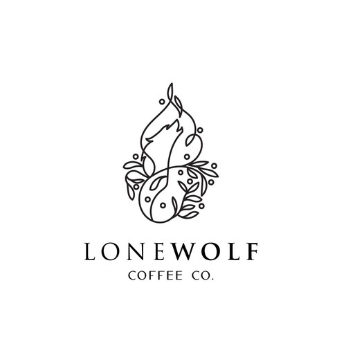 Wolf logo with the title 'Lone wolf'