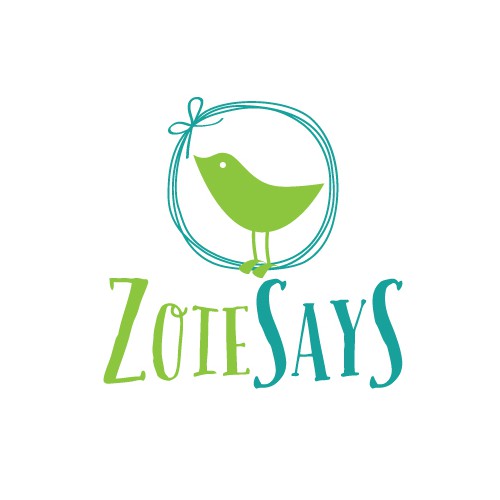 Bird design with the title 'ZoieSays'