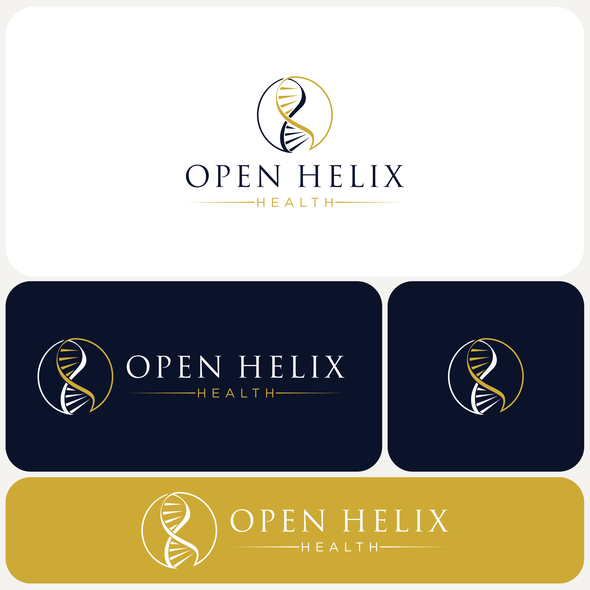 Medical design with the title 'Open Helix Health logo design'