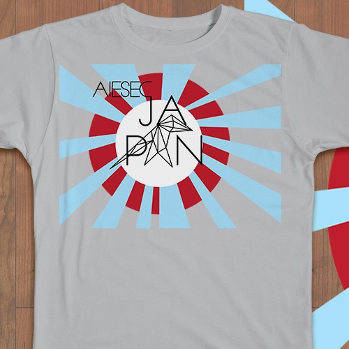Business t-shirt with the title 'AIESEC Japan T-Shirt Contest'