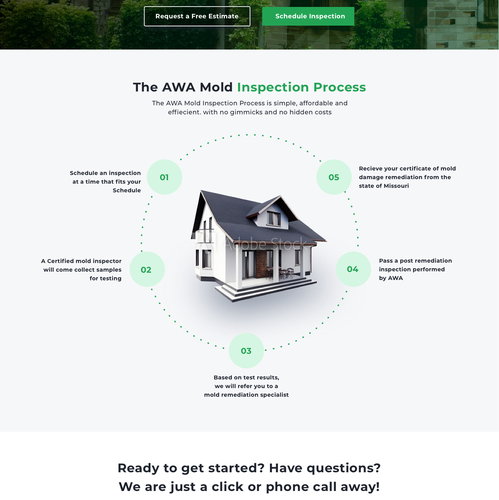 Branding website with the title 'Landing page design'