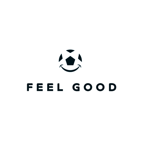 Football design with the title 'Feel Good Soccer'
