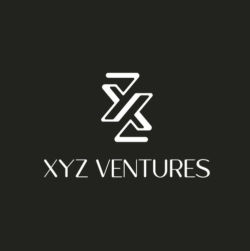 Venture logo with the title 'Elegant monogram logo for startup accelerator'