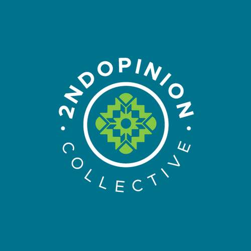 Flower logo with the title '2ndOpinion Collective'