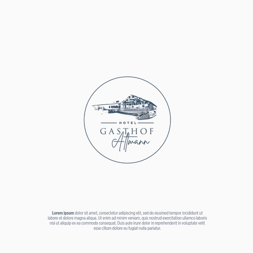 Classic brand with the title 'Branding & Full CI package for  'Hotel Gasthof Altmann'''