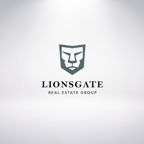 Lion brand with the title 'Logodesign for Lionsgate'