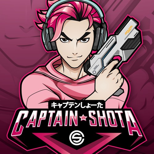 YouTube logo with the title 'captain shota'