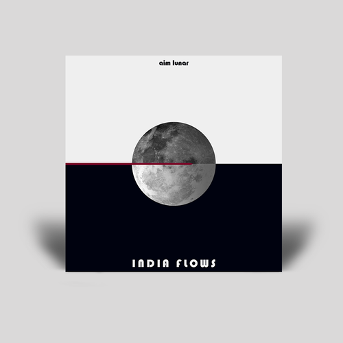 Moon artwork with the title 'Album Cover for Hip-Hop Duo Indaflowz'