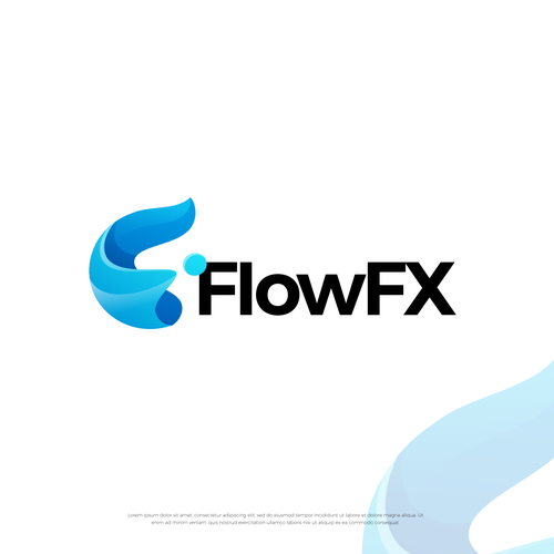 Fluid design with the title 'Flow FX'