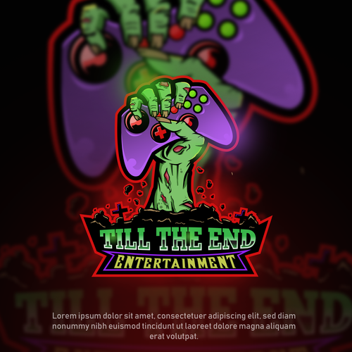 Controller design with the title 'Till the end entertainment'