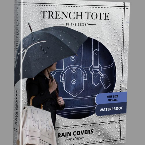 Fashion packaging with the title 'Packaging Design for Trench Tote'