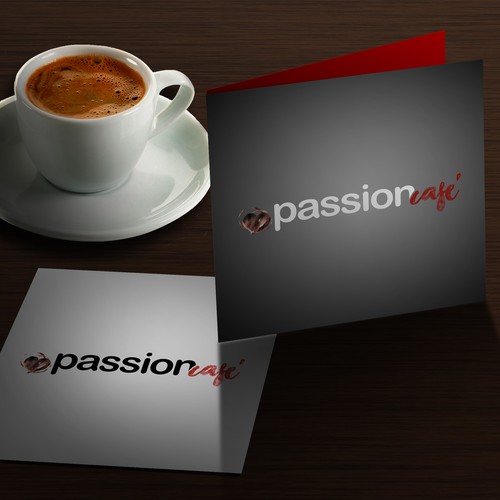 Passion logo with the title 'Logo Passion cafè'