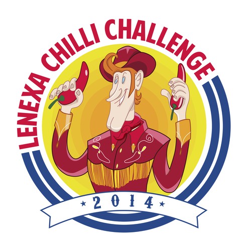 Scanning logo with the title 'Lenexa 2014 chilli challenge logo'