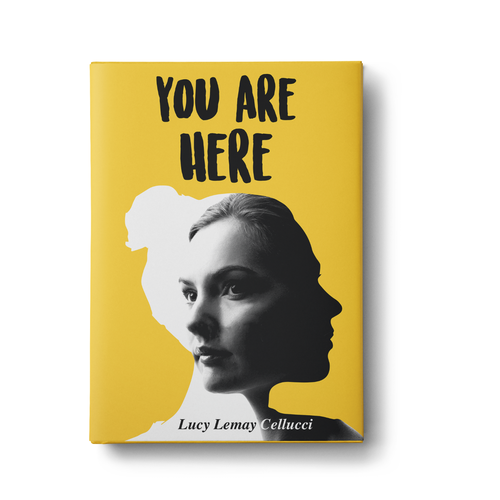 Self-help book cover with the title 'You are here book cover'