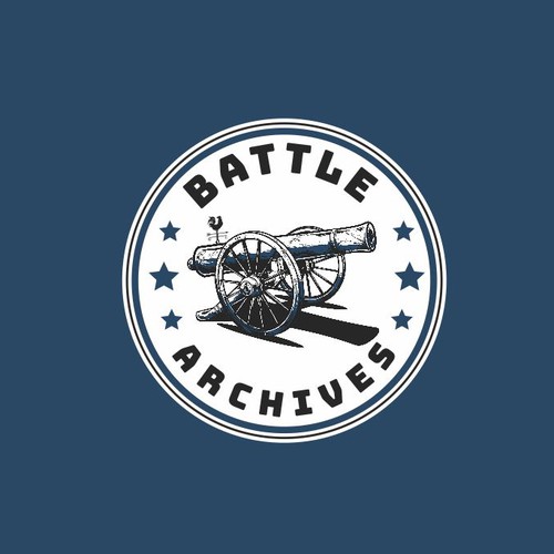 Full-color design with the title 'logo classic with manual drawing'