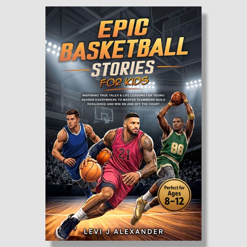 Kids book cover with the title 'Story Book Cover For Kids'
